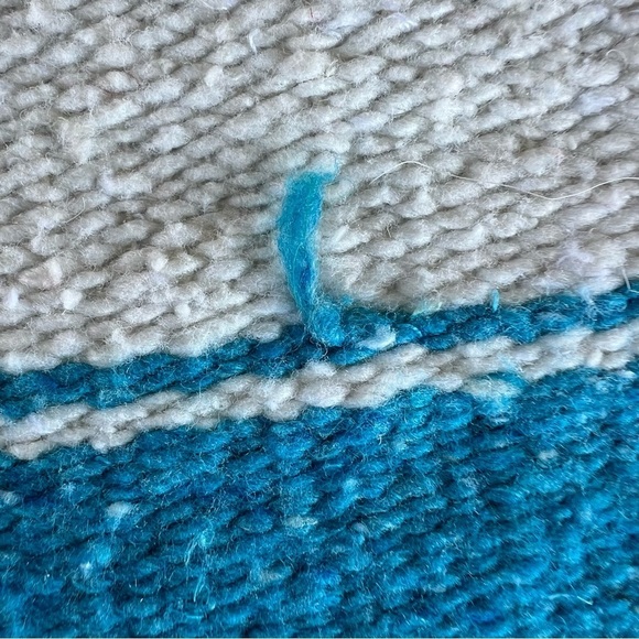 Serape Thunderbird in Flight Woven Blanket Rug Fringe Native American 47.5x80 - Picture 14 of 16